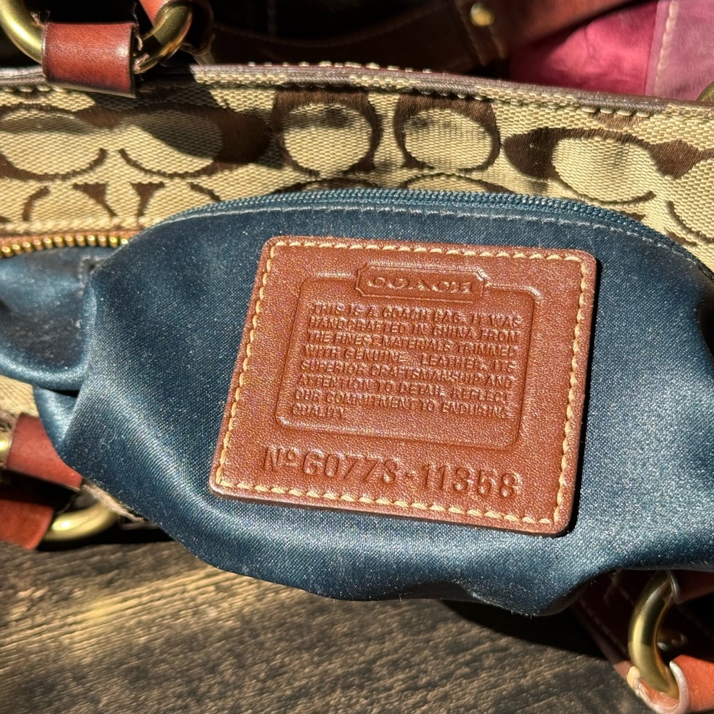 Coach Patchwork Holiday Tote Bag - image 10